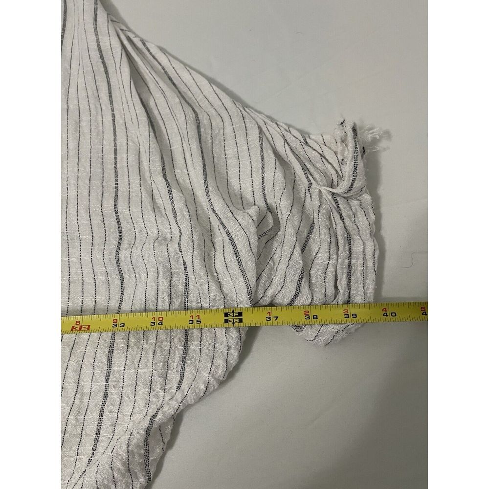 Free People Wrap Open Front Sheer One Size Striped - Picture 7 of 7